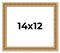 Refined Gold Picture Frame - UV Acrylic, Backing Board, Hanging Hardware Included